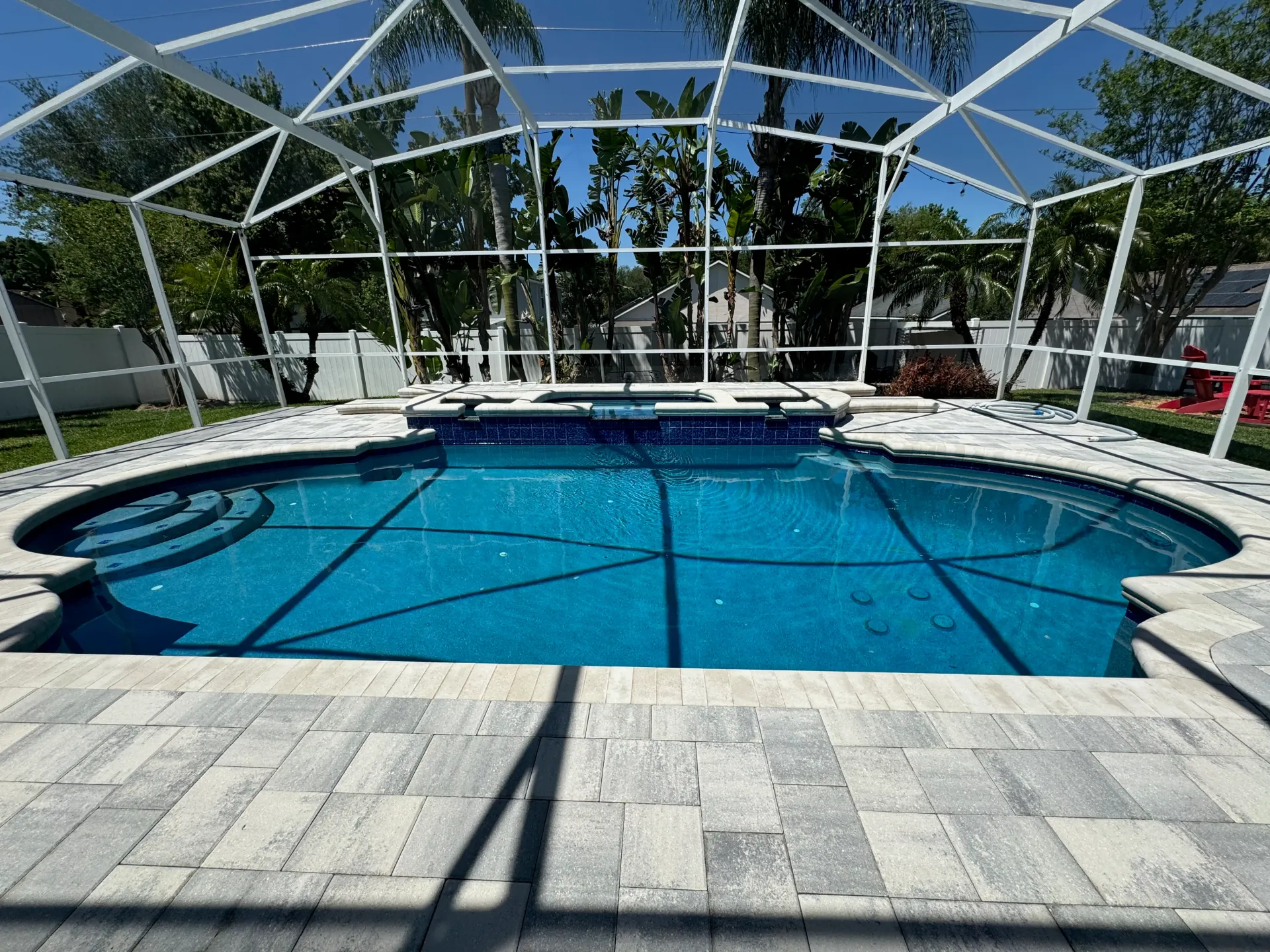Water Creations, Inc Orlando and Central Florida Swimming Pool Builder backyard pool build